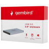 Кишеня зовнішня Gembird 2.5" USB3.0 silver (EE2-U3S-3-S) зображення 6