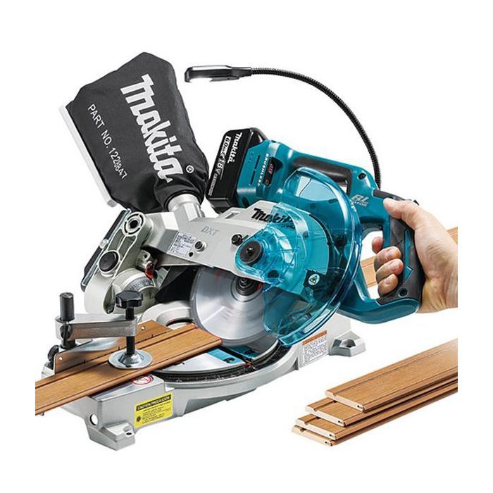 Торцовочная пила Makita LXT, 165мм (без АКБ и БП) (DLS600Z) изображение 9