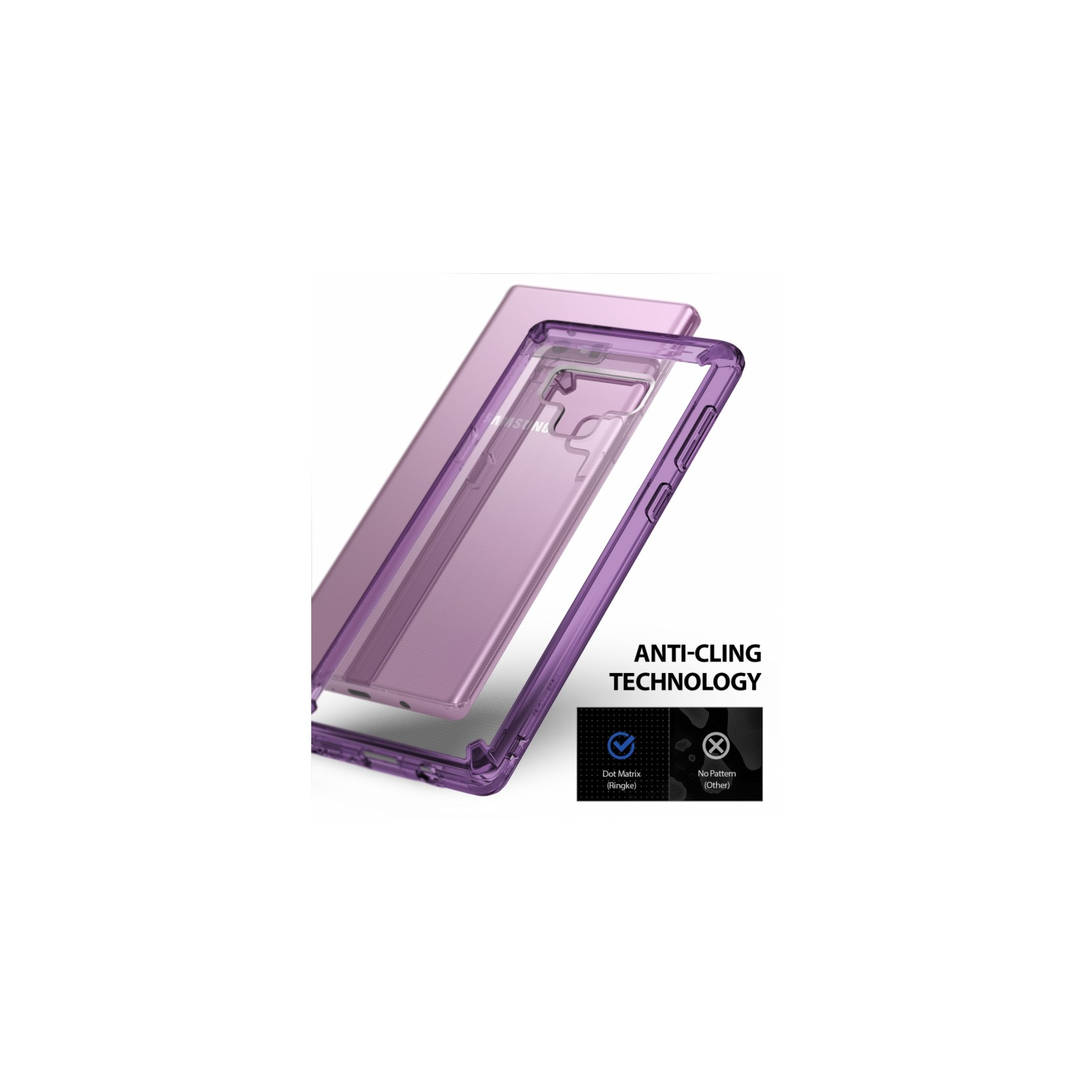 Чехол для мобильного телефона Ringke Fusion Samsung Galaxy Note 9 Clear (RCS4457) изображение 2