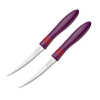 Набір ножів Tramontina COR & COR для томатов 2шт 102 мм Violet (23462/294)