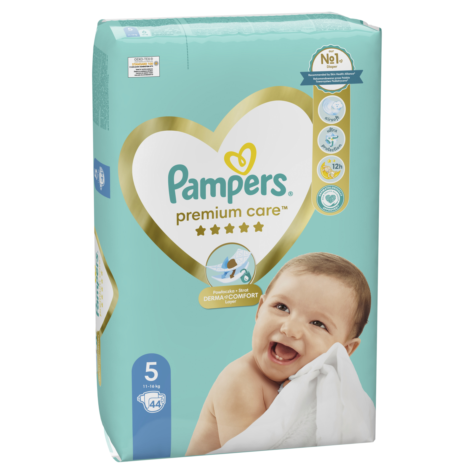 Підгузки Pampers Premium Care Junior 5 (11-16 кг) 136шт (8001090959690) зображення 3