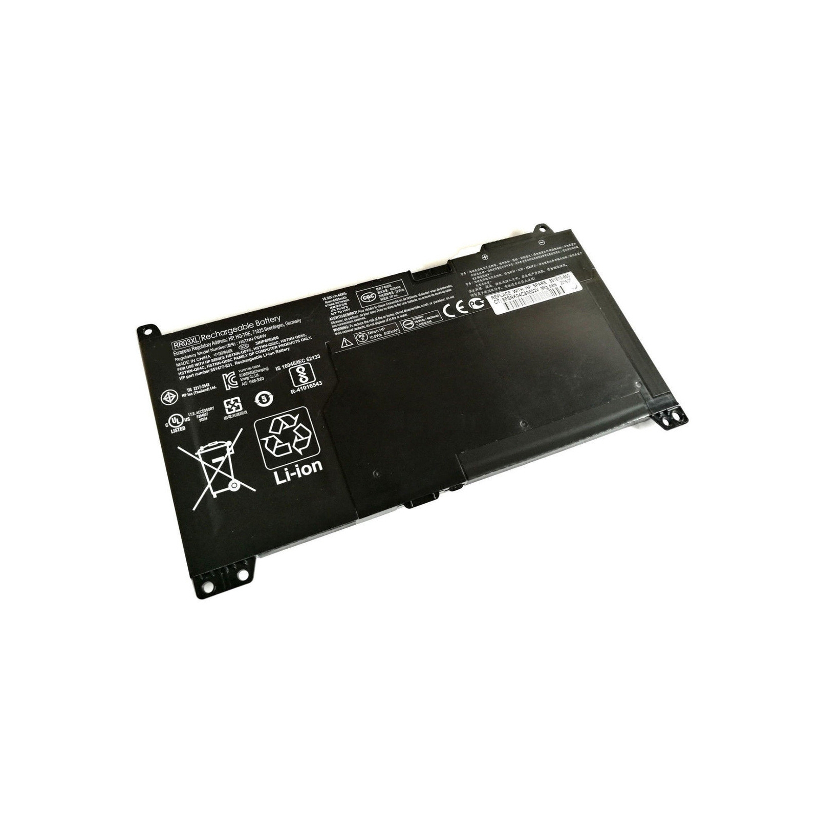 Аккумулятор для ноутбука HP ProBook 450 G4 RR03XL, 48Wh (3930mAh), 3cell, 11.4V, Li-ion, (A47318)