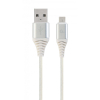 Дата кабель USB 2.0 Micro 5P to AM Cablexpert (CC-USB2B-AMmBM-2M-BW2)