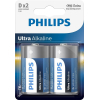 Батарейка Philips D LR20 Ultra Alkaline * 2 (LR20E2B/10)