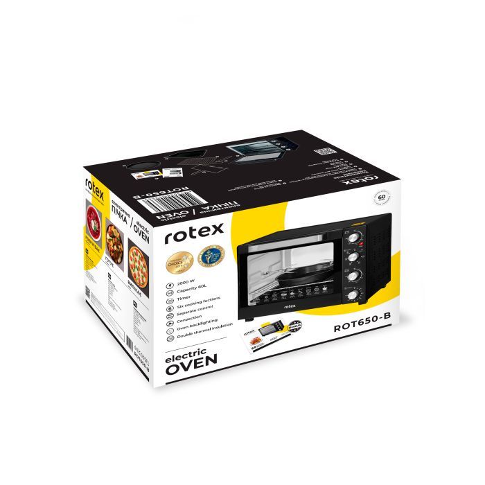 Электропечь Rotex ROT650-B изображение 12