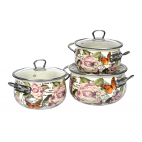 Кастрюля Ardesto Rose с крышкой 3,5 л (AR0435) изображение 4