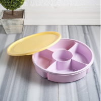 Пищевой контейнер Bager 5 отделений по 400 мл White/Pink (BG-394 P) изображение 2