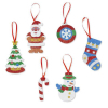 Набір для творчості Melissa&Doug Блискучі наліпки Різдвяні прикраси (MD19503) зображення 3
