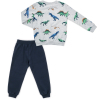 Набор детской одежды A-Yugi с динозаврами (13676-104B-gray) изображение 4