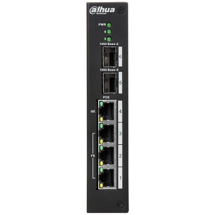 Коммутатор сетевой Dahua DH-PFS4206-4P-120 изображение 2
