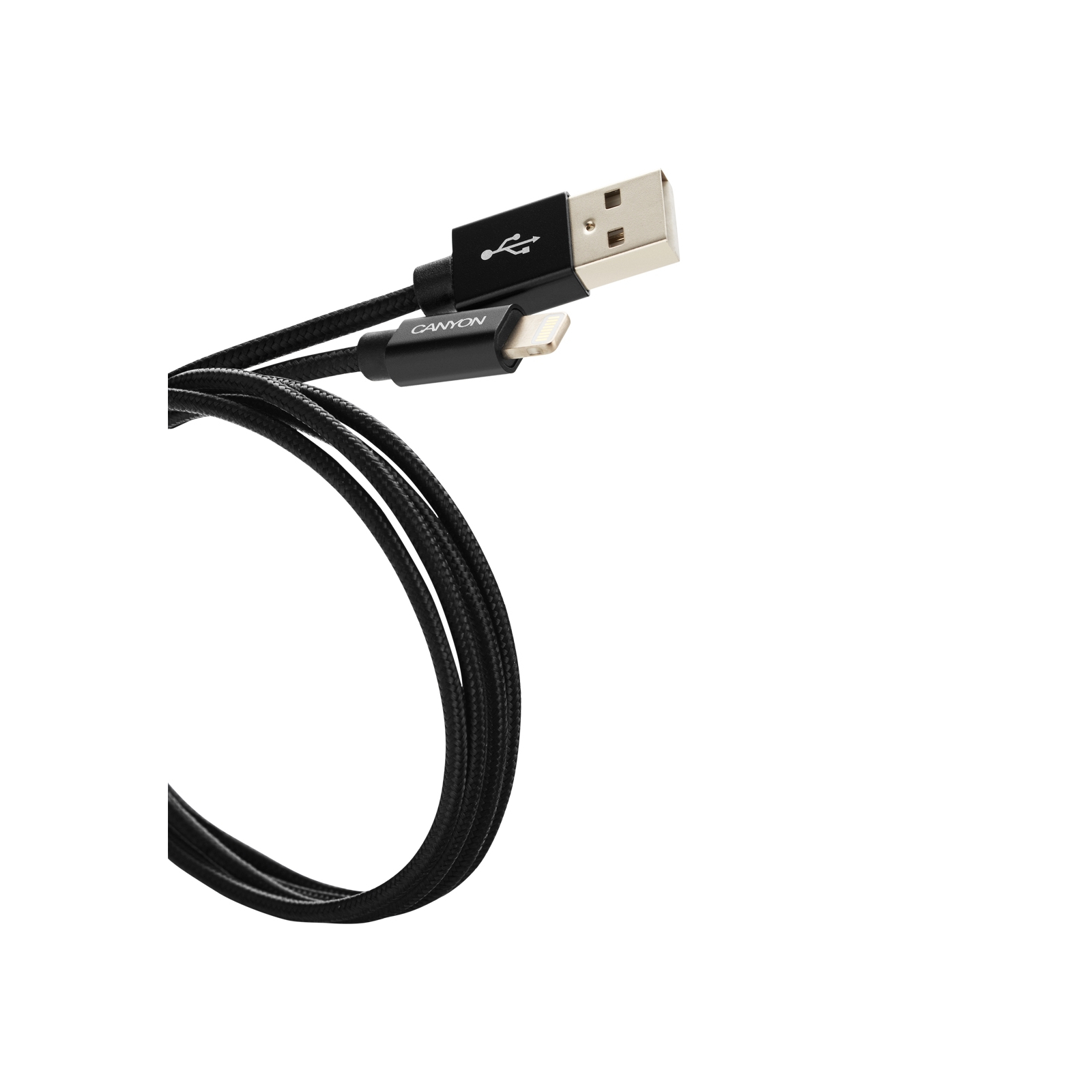 Дата кабель USB 2.0 AM to Lightning 1.0m MFI Pearl White Canyon (CNS-MFIC3PW) зображення 4