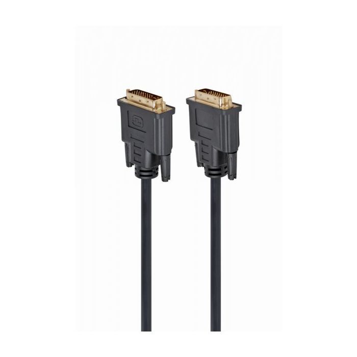Кабель мультимедійний DVI to DVI 24+1pin, 4.5m Cablexpert (CC-DVI2-BK-15)