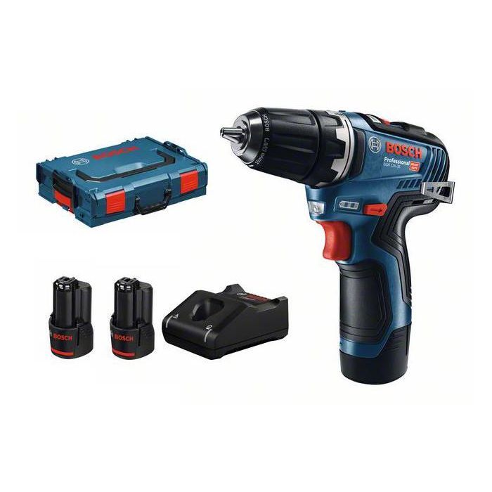 Шуруповерт Bosch GSR 12V-35,аккумуляторный, безщеточный, 2x3.0Ah (0.601.9H8.002) изображение 2