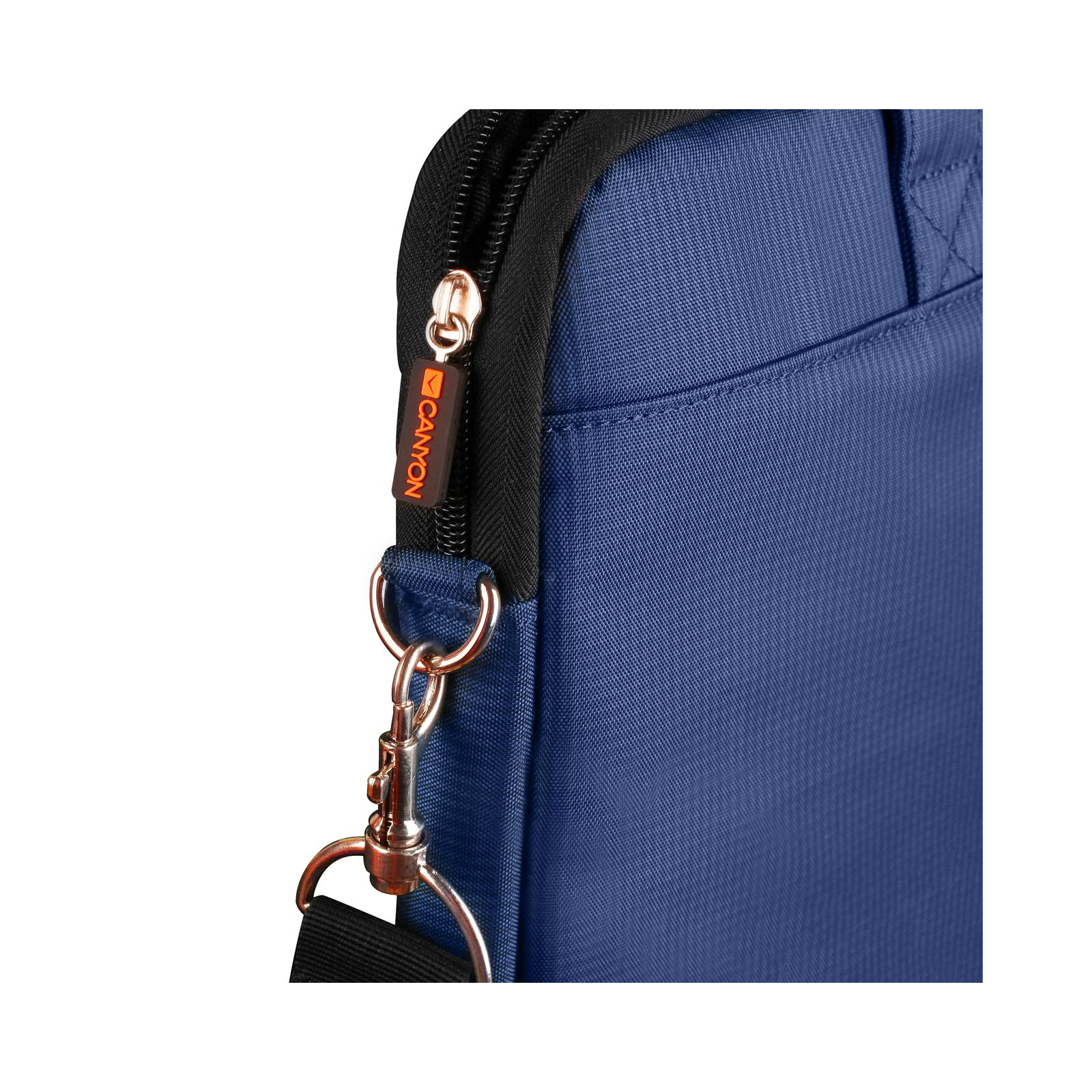 Сумка для ноутбука Canyon 15.6" B-3 Fashion toploader Bag, Dark Blue (CNE-CB5BL3) изображение 3