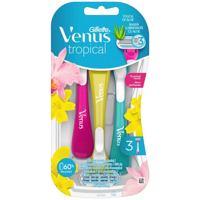 Бритва Gillette Venus Tropical 3 шт. (7702018426263) изображение 2