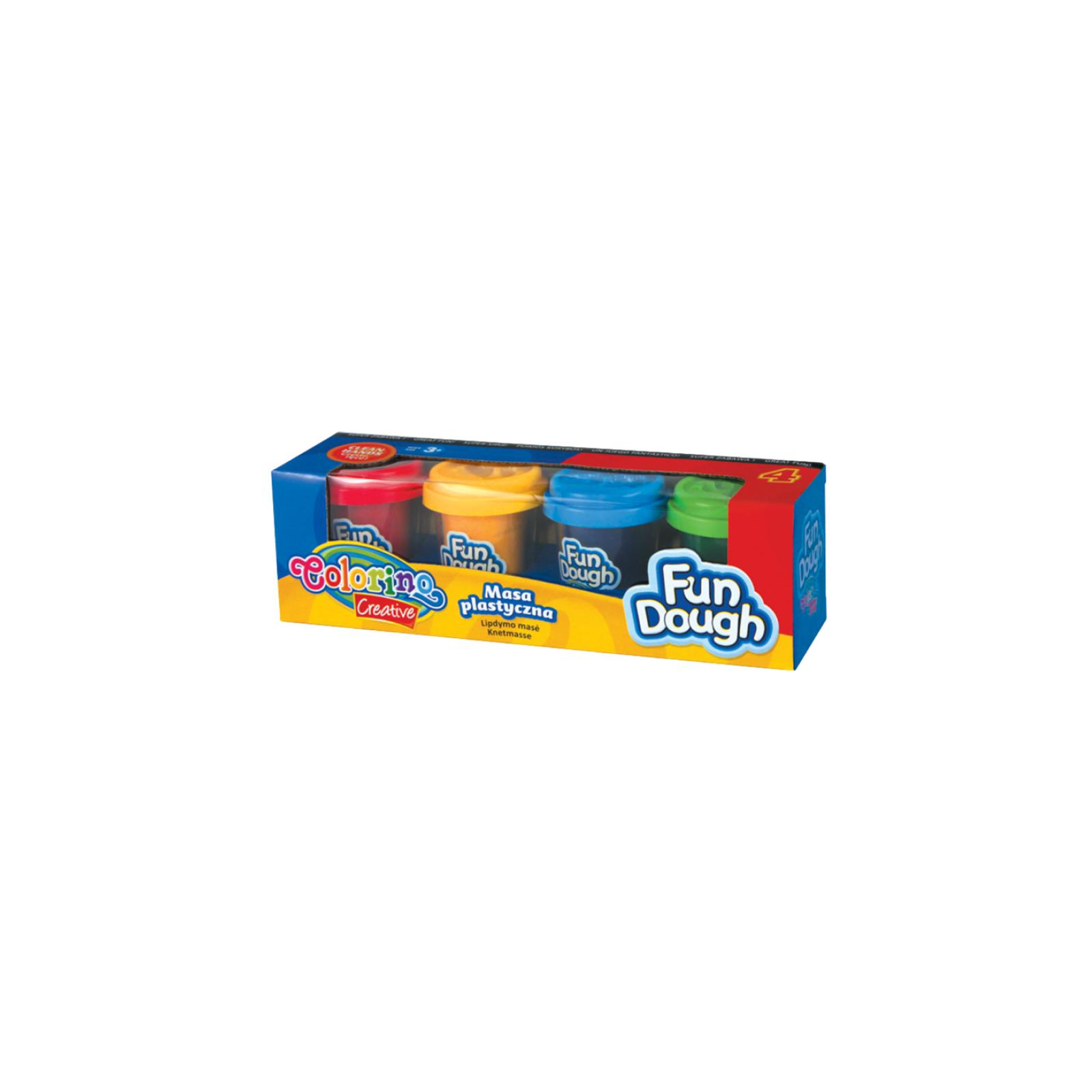Набір для творчості Colorino Fun Dough, 4 кольори (32032PTR)