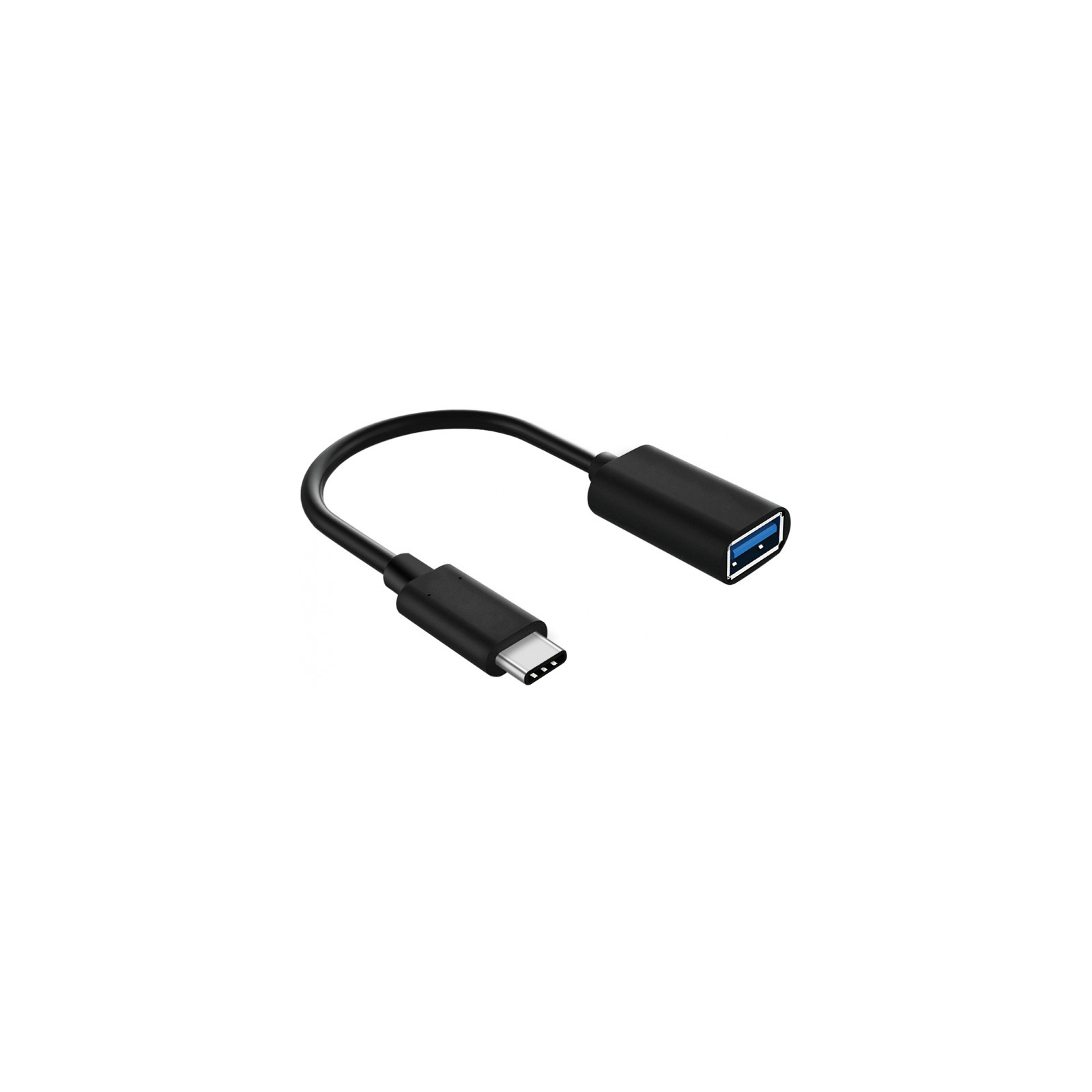 Дата кабель OTG USB 2.0 AF to Type-C black XoKo (XK-AC230-BK)