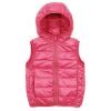 Жилет детский Kurt пуховый с капюшоном (V-HT-580T-116-pink)