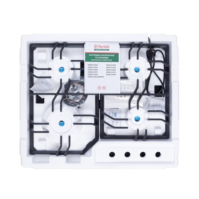 Варочна поверхня Perfelli HGG 61664 BL зображення 11
