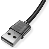 Дата кабель USB 2.0 AM to Lightning 2.0m Nets Black T-Phox (T-L801(2) black) изображение 3
