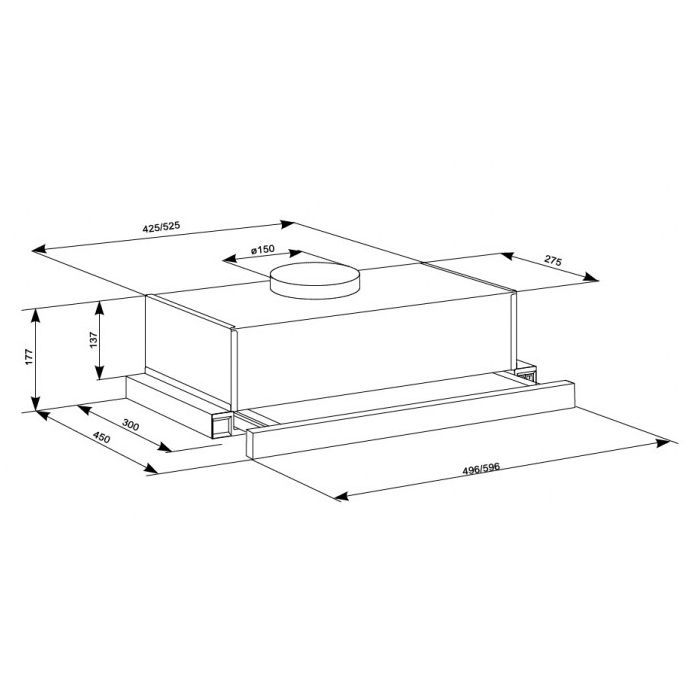 Витяжка кухонна Eleyus BREEZE 1000 60 IS зображення 12