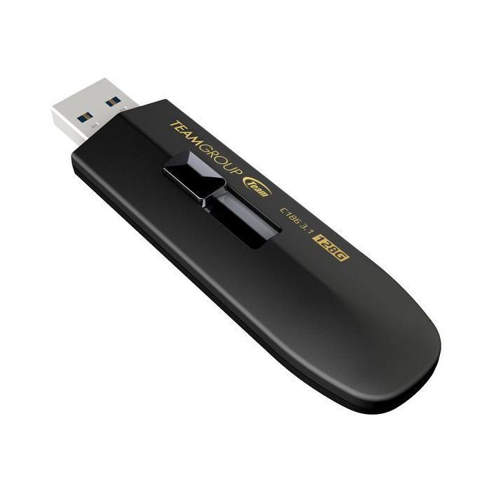 USB флеш накопитель Team 128GB C186 Black USB 3.0 (TC1863128GB01)
