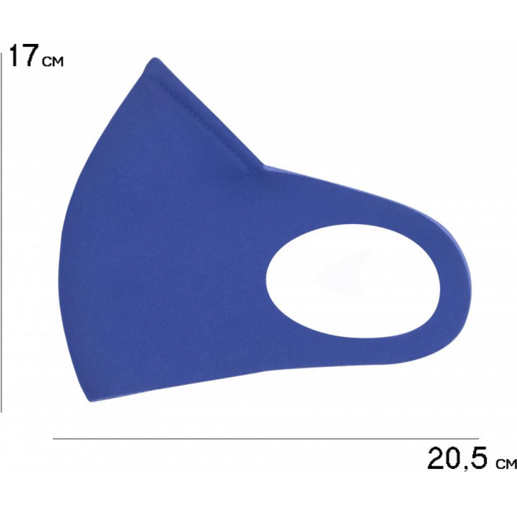 Захисна маска для обличчя Red point Яскраво-синя М (МР.04.Т.41.46.000) зображення 4