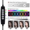 Набір блогера Puluz Ring USB LED lamp PKT3047B 6.2" + table mount (PKT3047B) зображення 2
