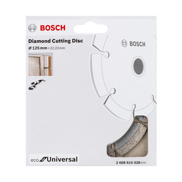 Круг відрізний Bosch ECO Universal 125-22.23 (2.608.615.028) зображення 2