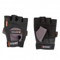 Фото - Перчатки для фитнеса Power System Рукавички для фітнесу  Power Plus PS-2500 Black/Grey M (PS-250 