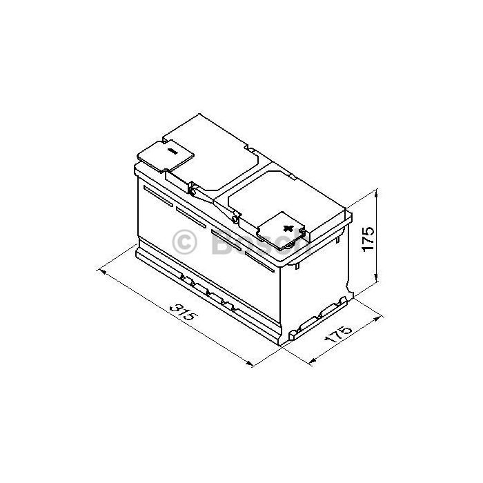 Аккумулятор автомобильный Bosch 80А (0 092 S40 100) изображение 6
