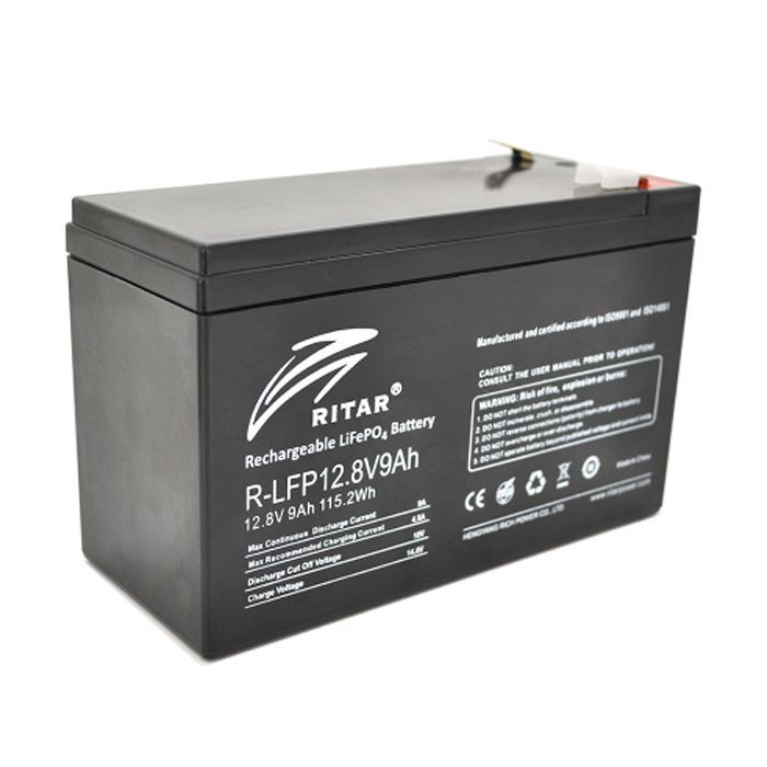 Батарея LiFePo4 Ritar R-LFP 12.8V 9Ah