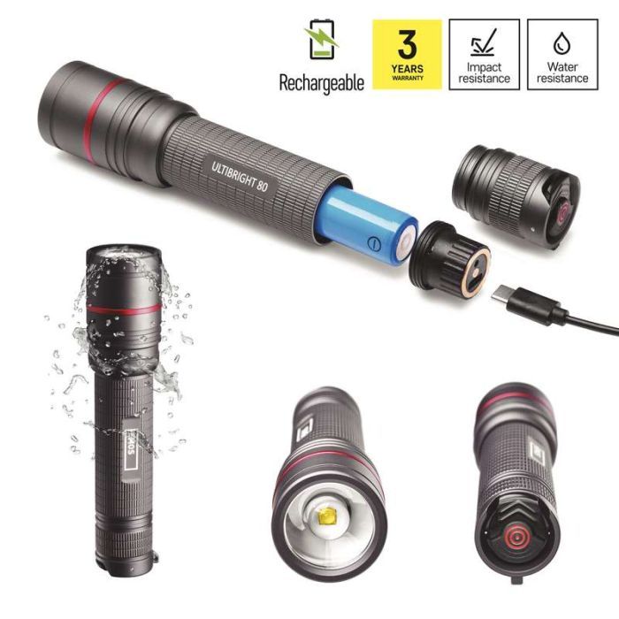 Ліхтар EMOS P3180 600Lm Li-ion Metal (P3180) зображення 8