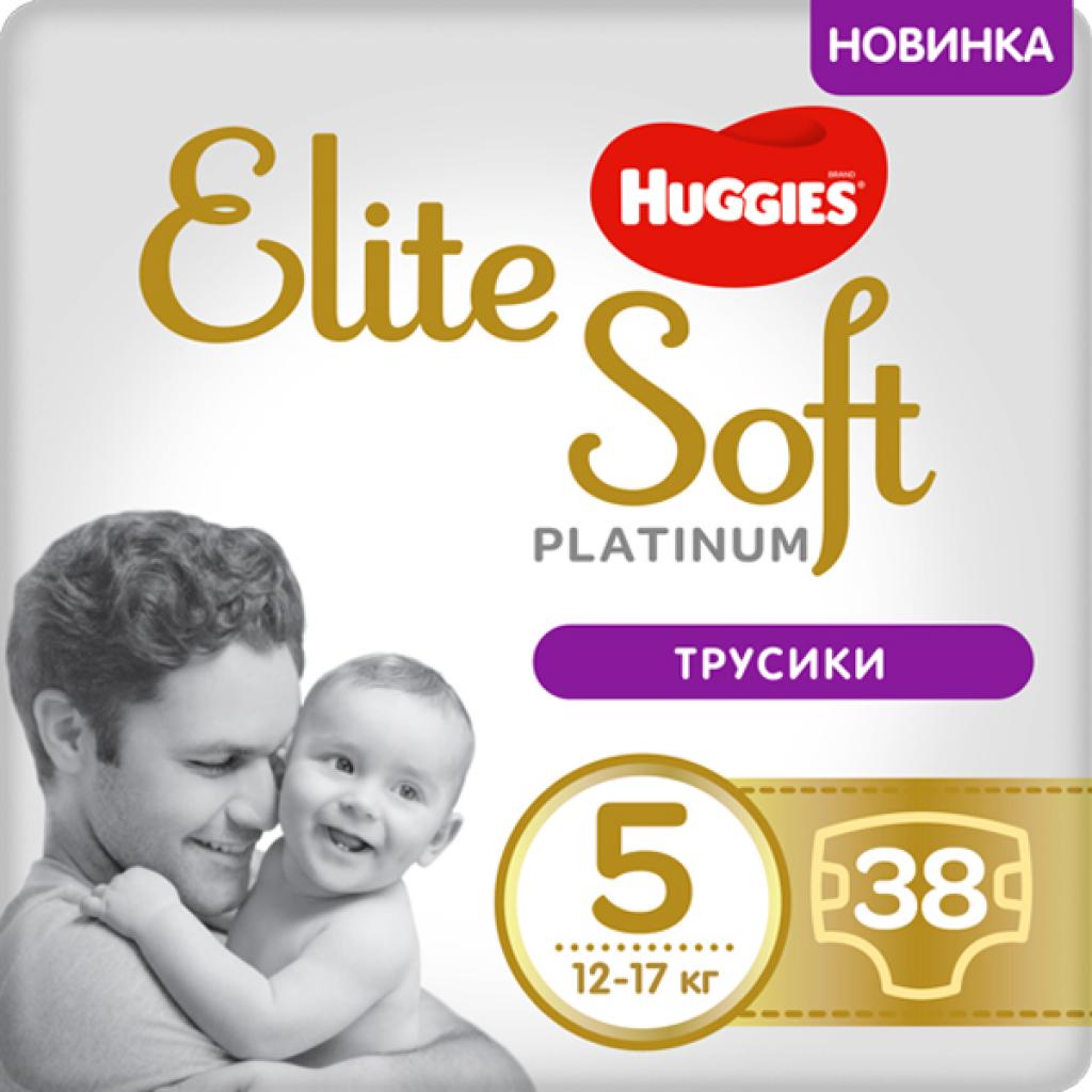 Підгузки Huggies Elite Soft Platinum Mega 5 (12-17 кг) 38 шт (5029053548838)