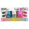Дитяча косметика Create it! Набір лаків для нігтів Русалонька, 3 шт (84134)