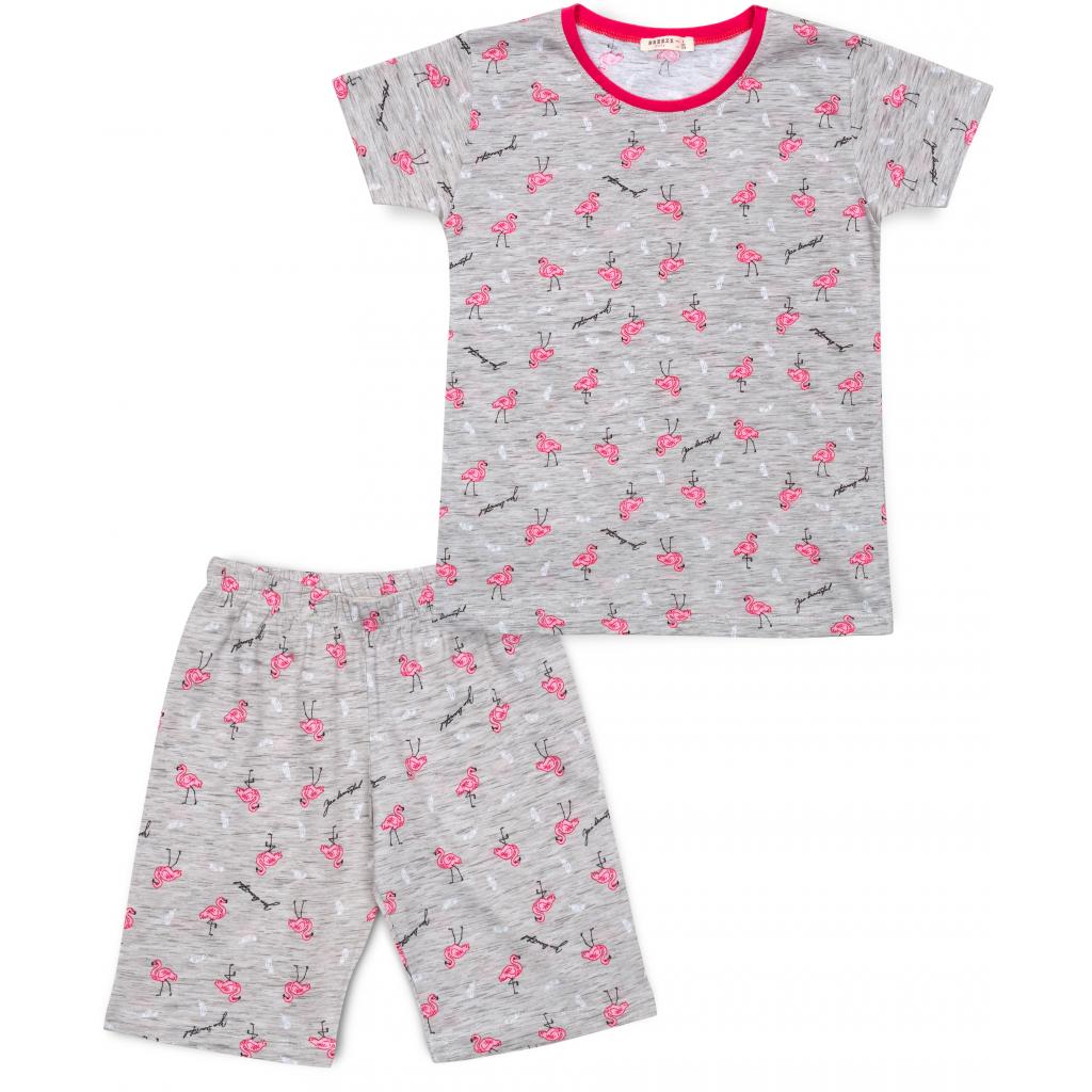 Пижама Breeze с фламинго (15778-134G-gray)