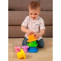 Развивающая игрушка BeBeLino Радужная пирамидка (58065) изображение 10