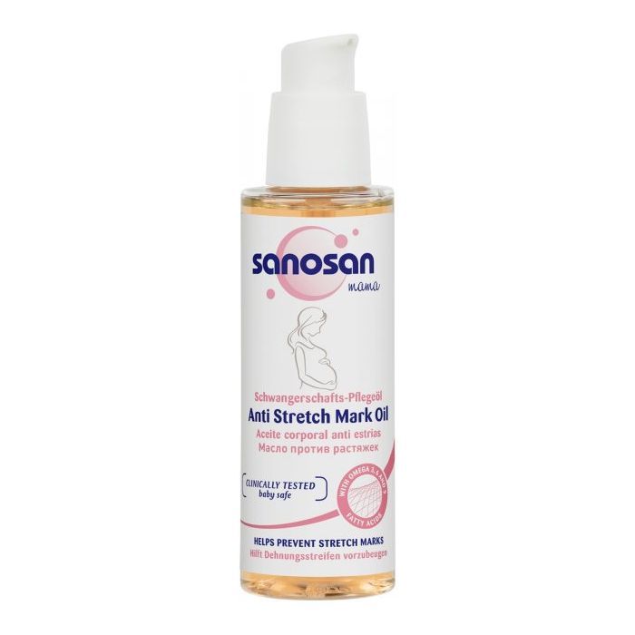 Косметика для мам Sanosan Mama Масло от растяжек для беременных 100 мл (4003583207213)