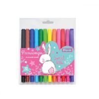 Фломастери 1 вересня Bunny, 12 кольорів (650446)