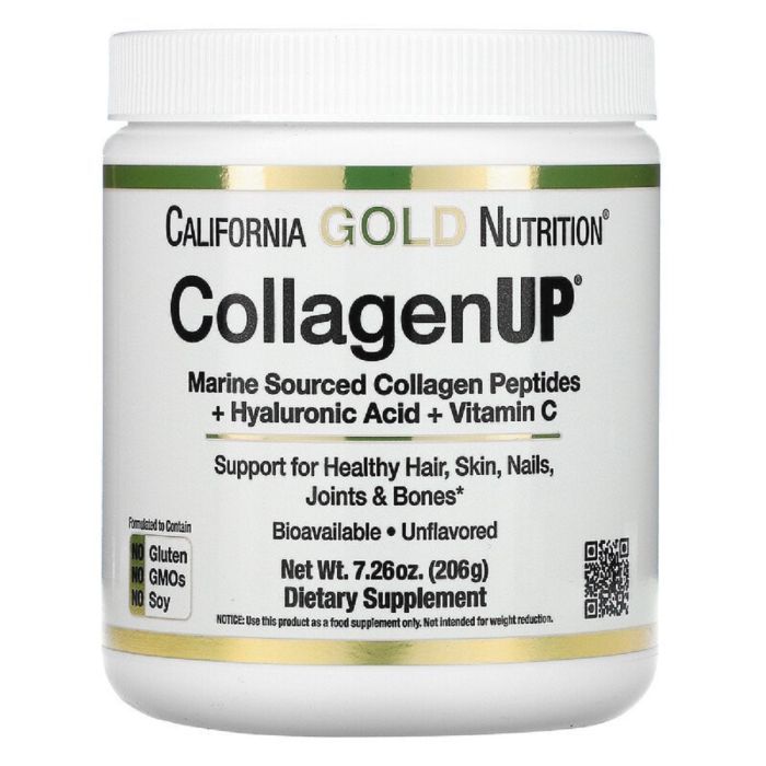 Витамин California Gold Nutrition Коллаген Пептиды UP без ароматизаторов, Collagen, 7,26 унц. (CGN-01033)