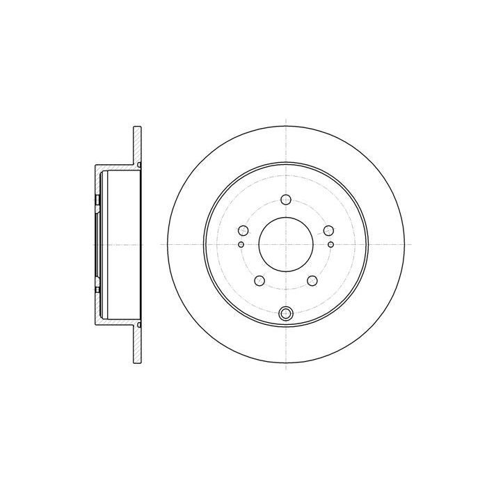 Тормозной диск REMSA 61098.00