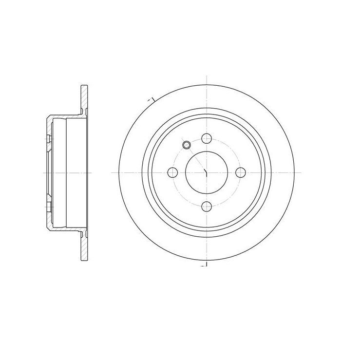 Тормозной диск REMSA 6197.00