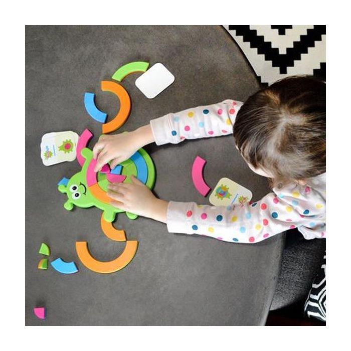 Развивающая игрушка Fat Brain Toys Пазл Собери жука Bugzzle (F209ML) изображение 9