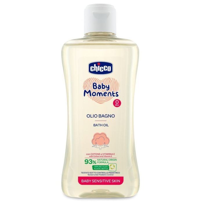 Детское масло Chicco Baby Moments для ванны для чувствительной кожи 200 мл (10240.00)