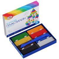 Пластилін Гамма Класичний + стек 8 кольорів 160 г (281031) зображення 2