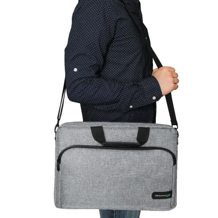 Сумка для ноутбука Grand-X 14'' SB-148 soft pocket Grey (SB-148G) изображение 9