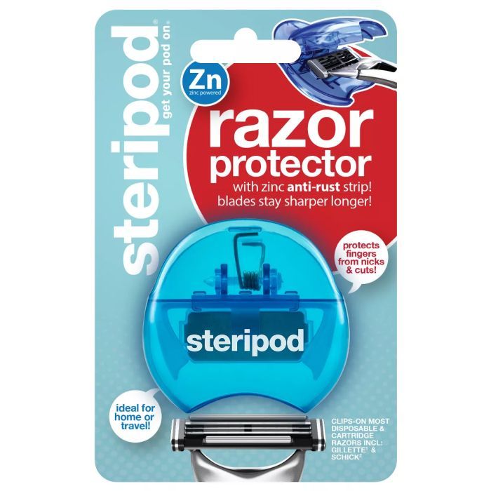 Футляр для бритвы Steripod с цинковой антикоррозийной полоской жемчужный (754349912227)