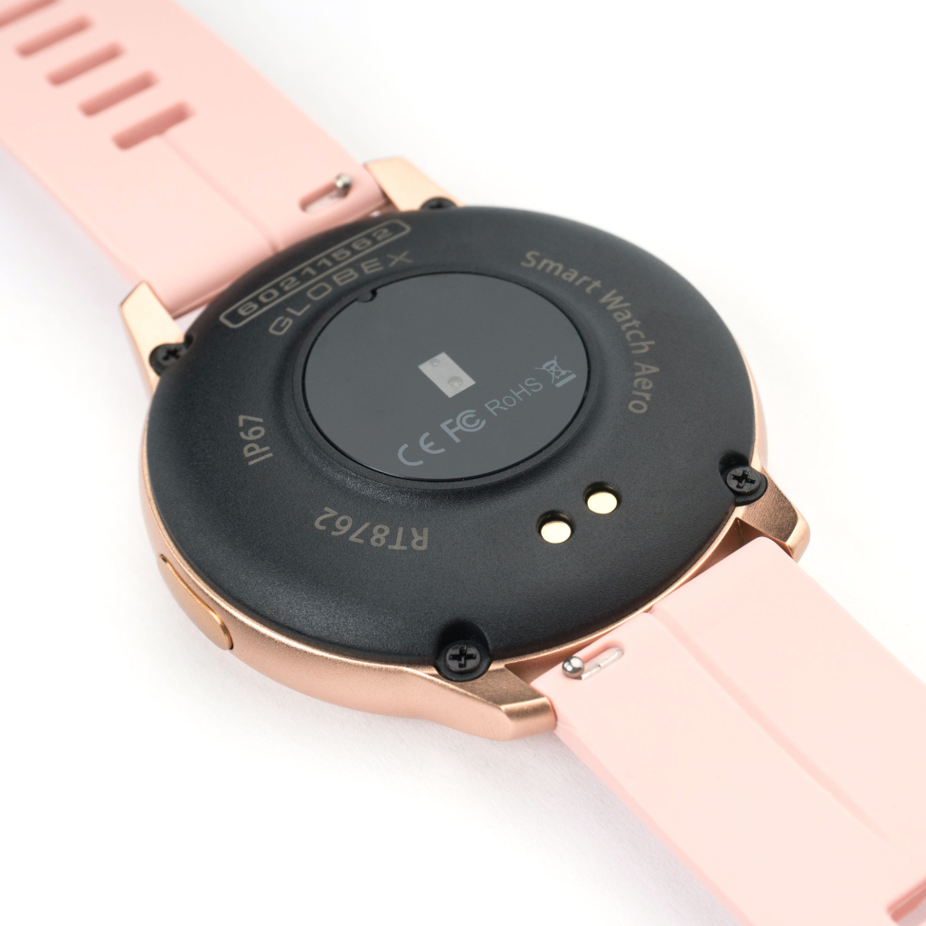 Смарт-годинник Globex Smart Watch Aero Gold-Pink зображення 3