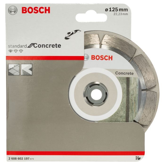 Диск пильний Bosch Standard for Concrete 125-22.23, по бетону (2.608.602.197) зображення 2