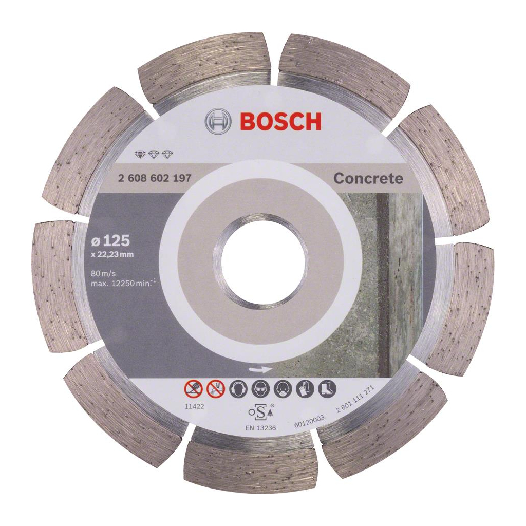 Диск пильний Bosch Standard for Concrete 125-22.23, по бетону (2.608.602.197)